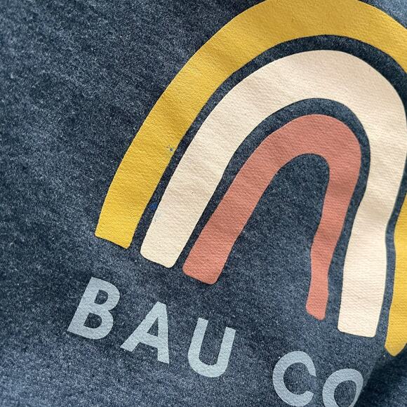 Bau Co. Toddler Unisex Rainbow Sweater - Crew Neck, Size XS - Picture 4 of 6
